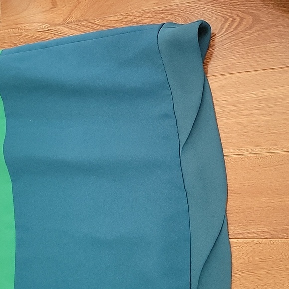 Thakoon For Target Dresses Colorblock Emerald Green & Navy Shift Dress Medium - Picture 5 of 9